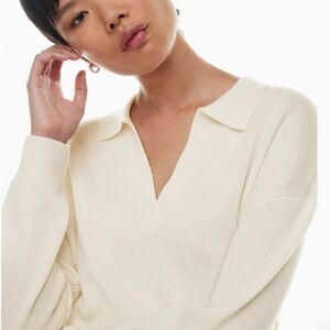 Aritzia Wilfred Clara Merino Wool Waist Sweater